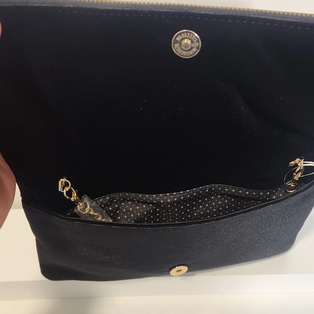 NWT Urban Expressions Tallulah Clutch Floral Black Velvet Boho‎ Cottage Core